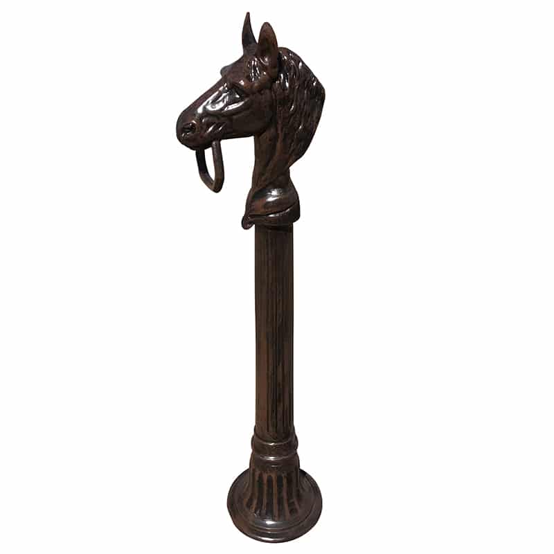 Hitching Post Aluminum Indoor/Outdoor Decor
