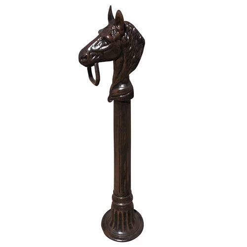 Hitching Post Aluminum Indoor/Outdoor Decor