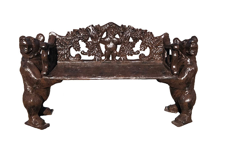 Bear Bench Aluminum Home or Outdoor Decor