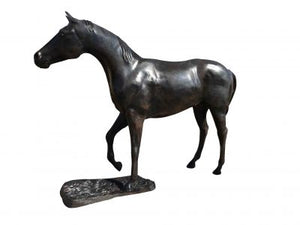 Grazing Horse Head Up Aluminum Outdoor Decor