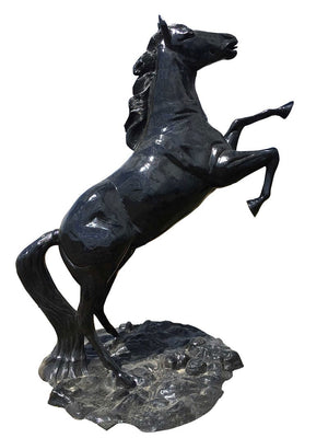 Rearing Mustang 9 Ft Aluminum Outdoor Statues