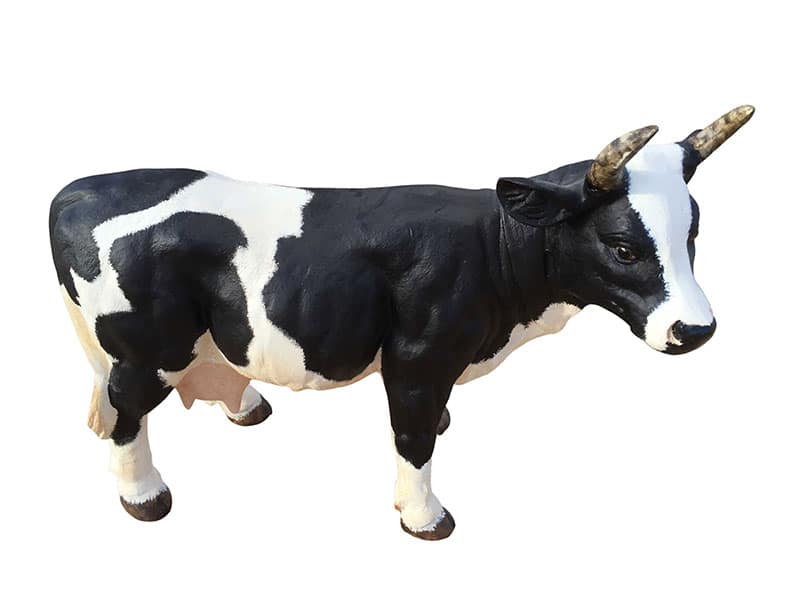 Adorable Milk Cow Aluminum Indoor/Outdoor Statues
