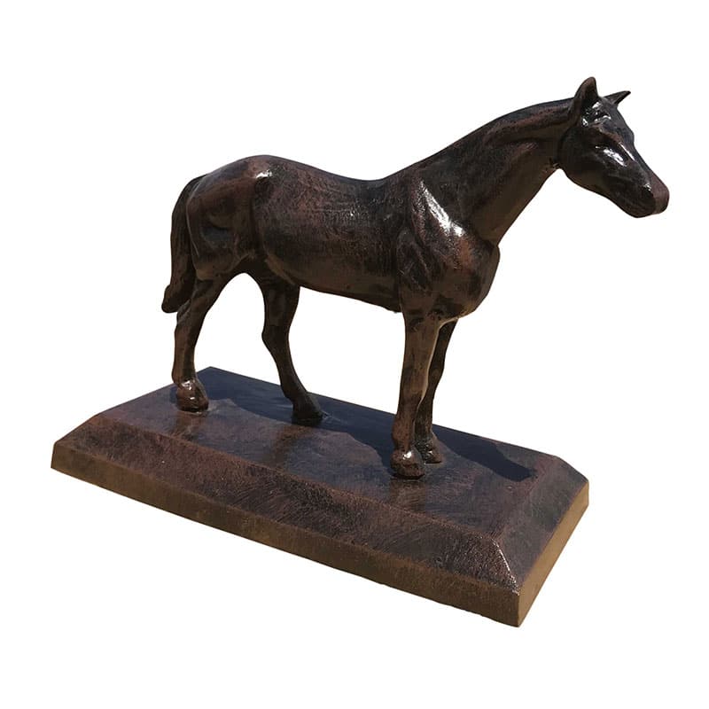 Trophy Horse on Base Aluminum Home Decor