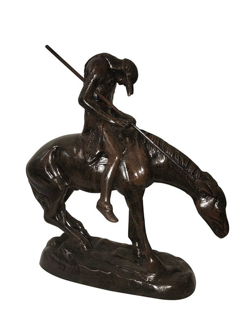 End of the Trail Bronzed-like Aluminum Home Decor