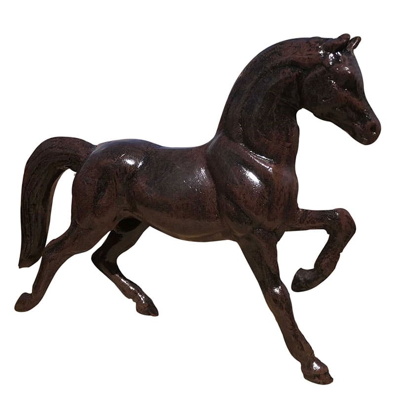 Desktop Walking Horse Aluminum Home Decor