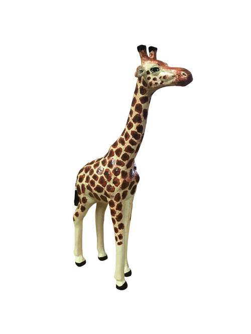 Custom Painted Mini Giraffe (Orange Spots) Aluminum Garden Decor