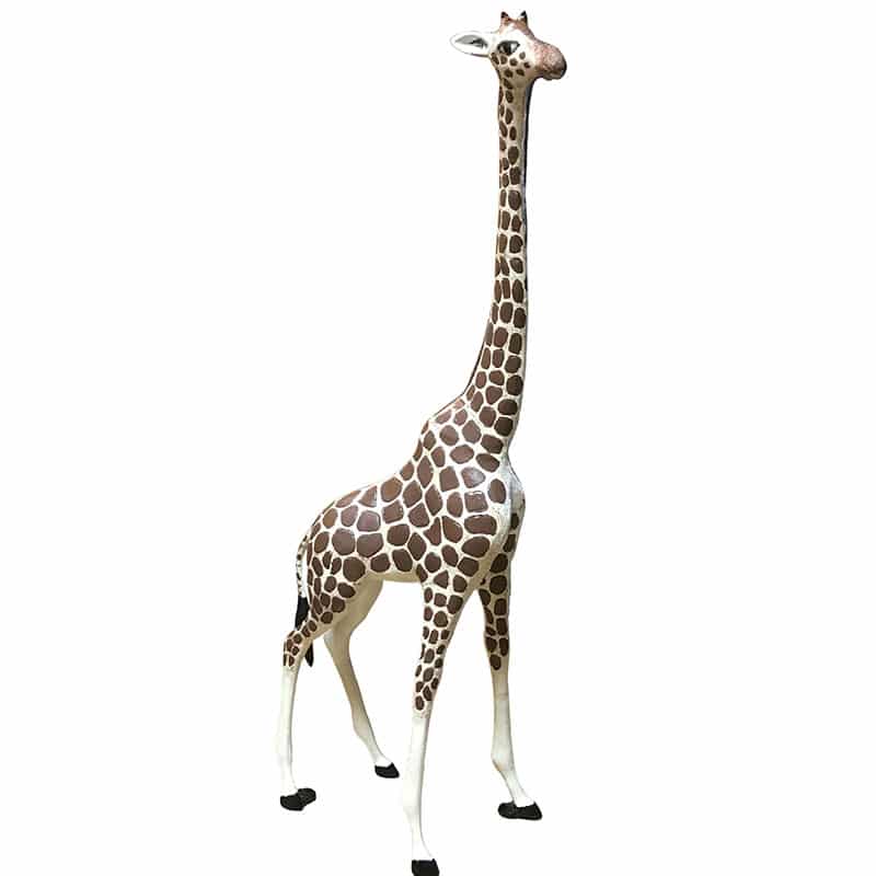 Custom Painted 4 FT Giraffe Aluminum Garden Decor