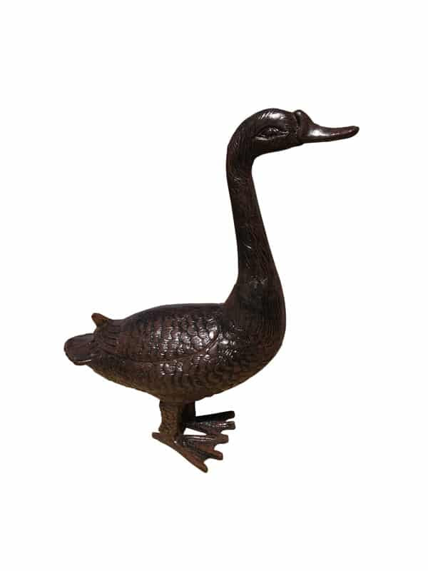 Standing Goose Aluminum Garden Decor