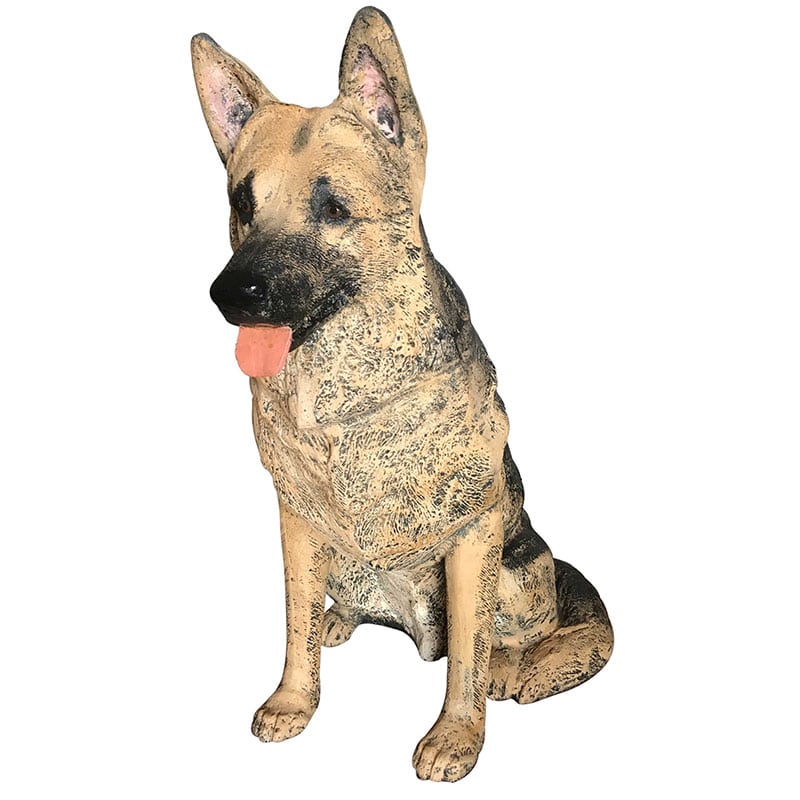Sitting German Shepherd Aluminum Home Decor
