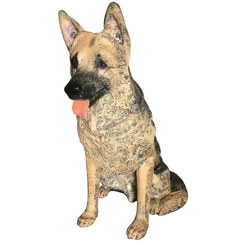 Sitting German Shepherd Aluminum Home Decor