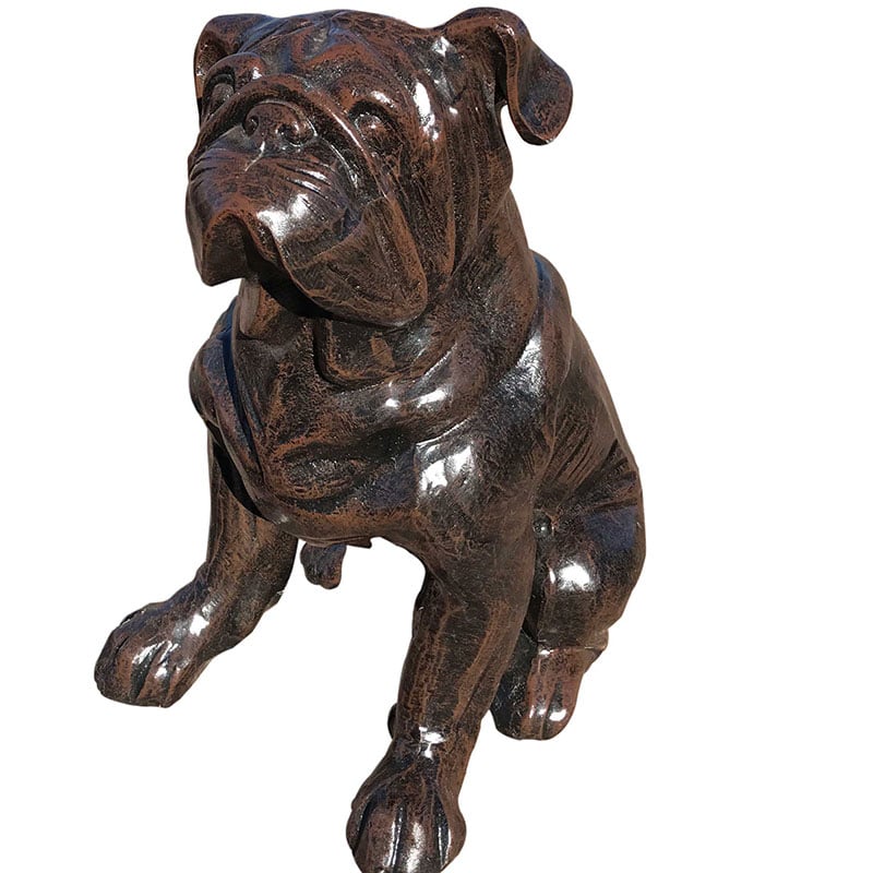 Small Bulldog Aluminum Home Decor
