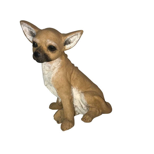 Custom Painted Sitting Chihuahua Aluminum Home Decor