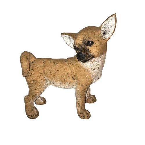Custom Painted Standing Chihuahua Aluminum Home Decor