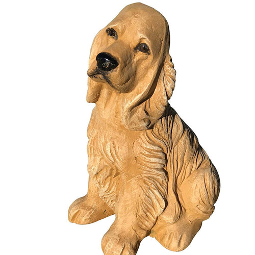 Sitting Cocker Spaniel Custom Painted Aluminum Home Decor
