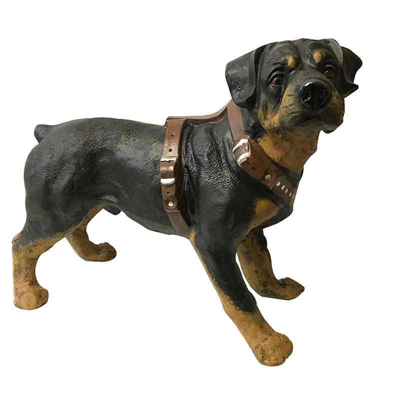 Rottweiler Puppy in Natural Color Aluminum Home Decor