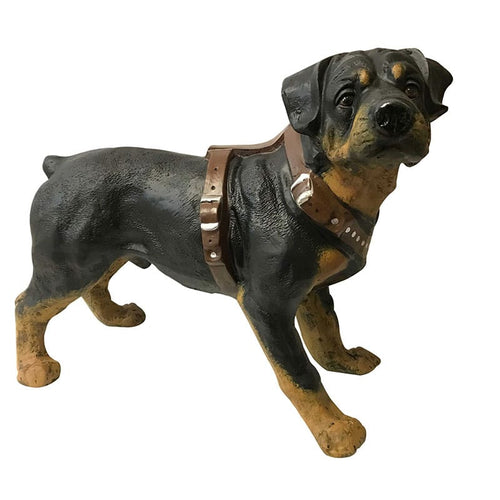 Rottweiler Puppy in Natural Color Aluminum Home Decor