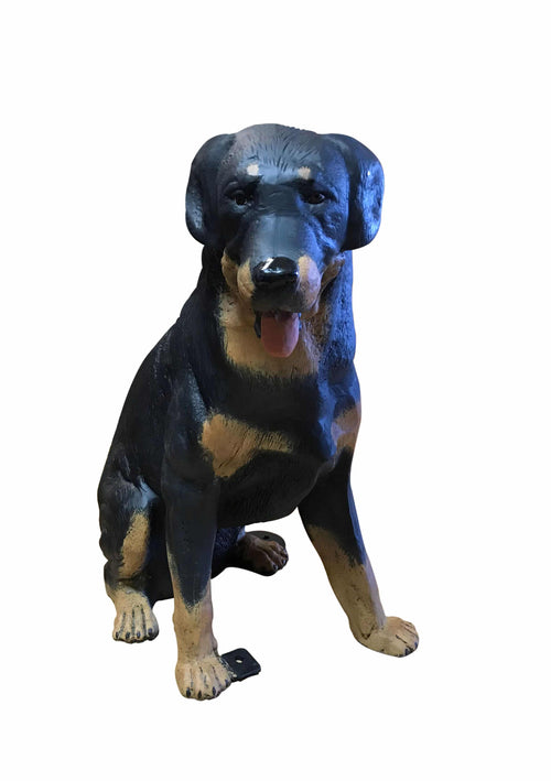 Sitting Rottweiler Custom Color Aluminum Home Decor