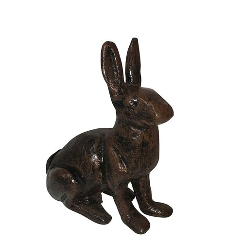 Rabbit Sitting Aluminum Garden Decor