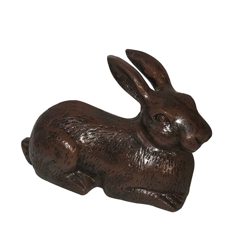 Rabbit Laying Down Aluminum Garden Decor