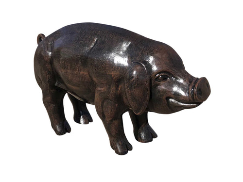 Standing Baby Pig Aluminum Garden Statues