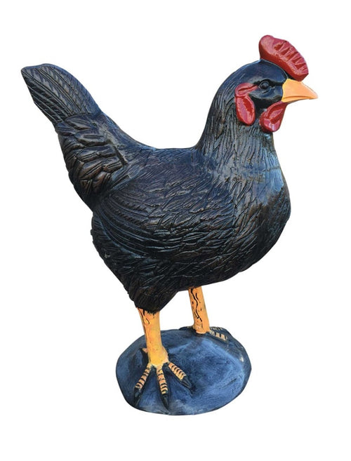 Hen 3 ft Aluminum Garden Decor