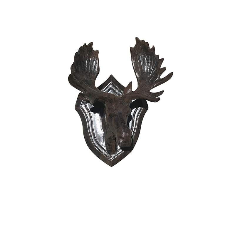 Moose Head Aluminum Wall Decor