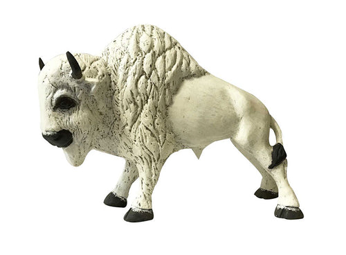 White Buffalo 15" Aluminum Home Decor