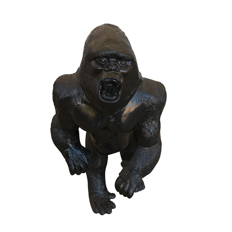 Tall Gorilla 23" Aluminum Indoor/Outdoor Statues