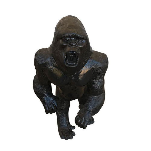 Tall Gorilla 23" Aluminum Indoor/Outdoor Statues