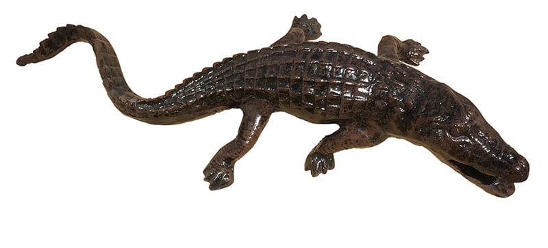 Mini Alligator Aluminum Garden Statues