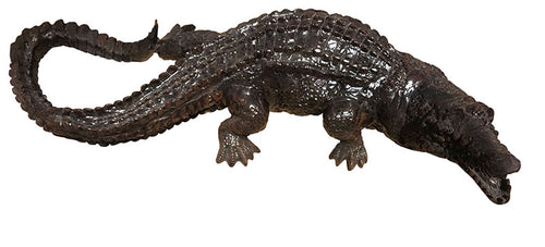 32" Crocodile Aluminum Garden Statues
