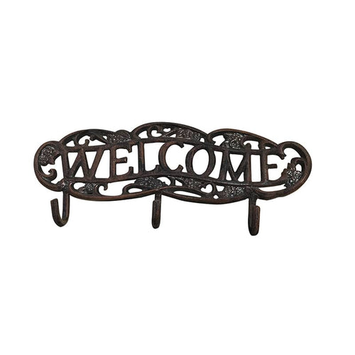 Welcome Aluminum Key/Coat Hanger