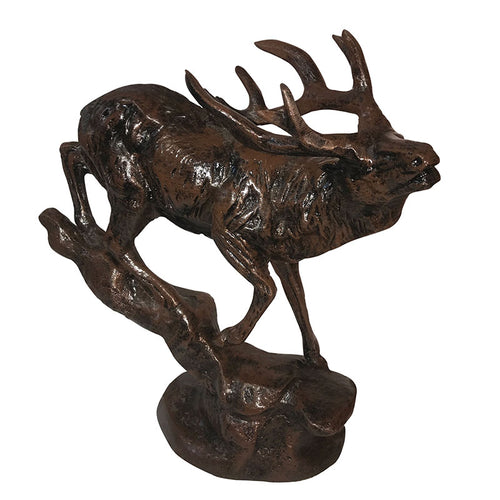 Desktop Elk on the Rock Aluminum Home Decor