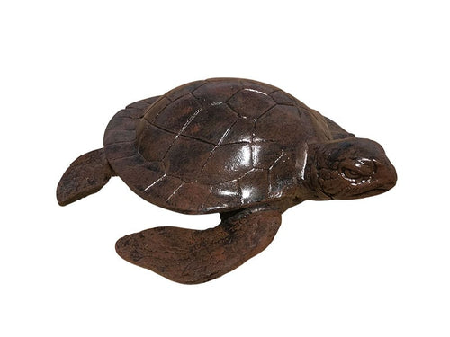 Sea Turtle Bronze Finished Paint Aluminum Garden Statues
