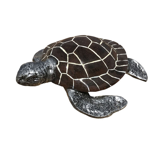 Sea Turtle Custom Painted Aluminum Garden Statues