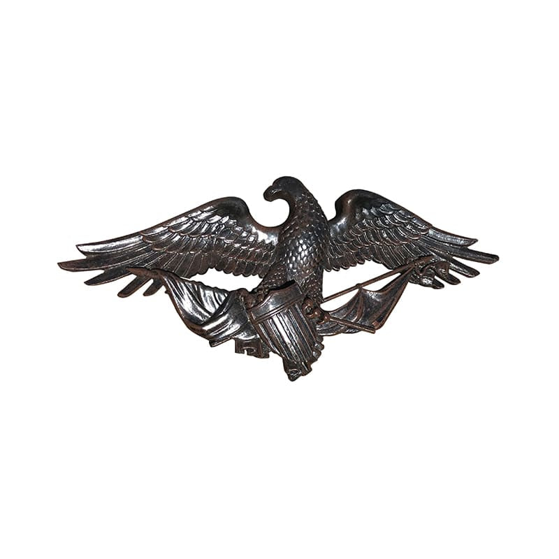 Eagle with Flag Aluminum Wall Decor