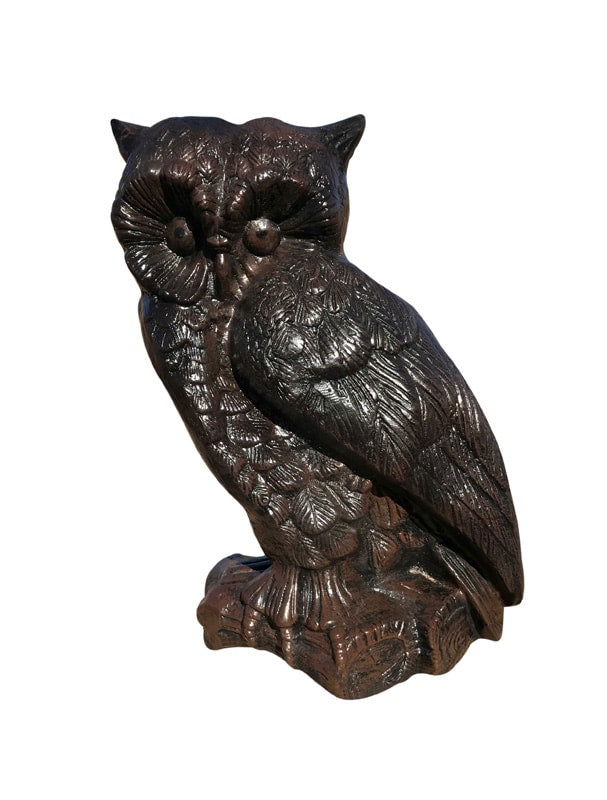 Owl Bronze-like Aluminum Home Decor
