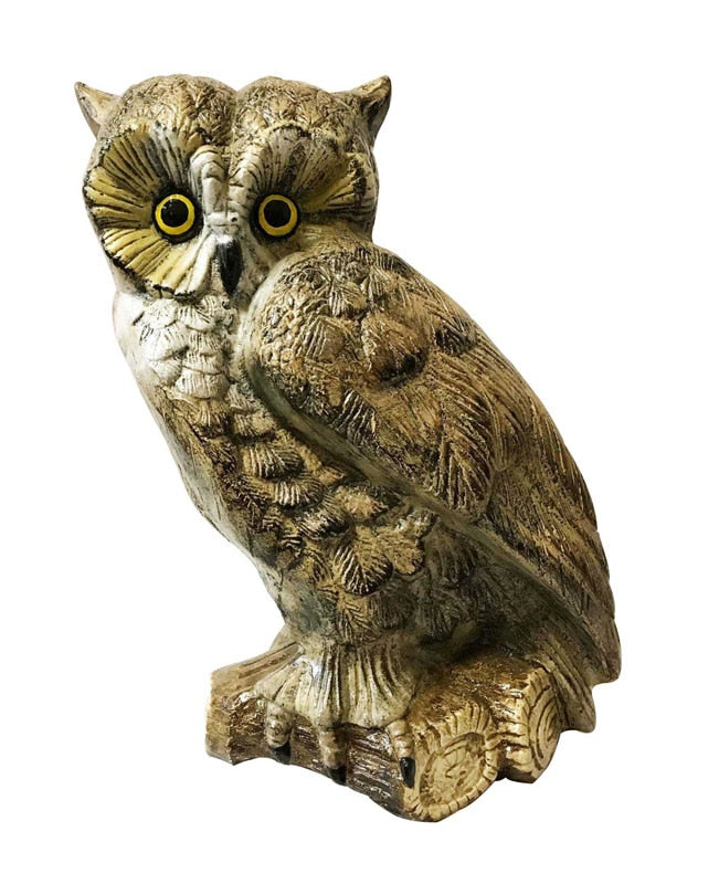 Custom Painted Owl Aluminum Home Decor