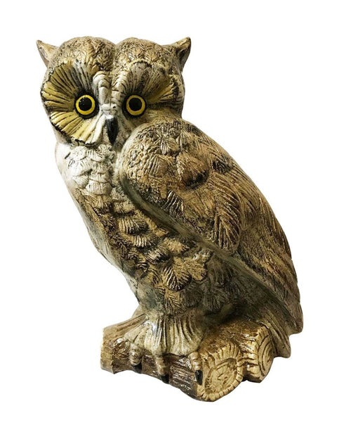 Custom Painted Owl Aluminum Home Decor