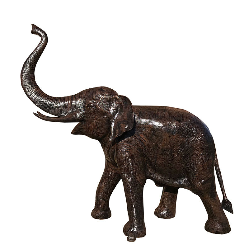 4.5' Baby Elephant Aluminum Garden Statues