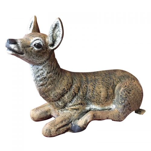 Family of Deer 4-Piece in Natural Color (Set J) Aluminum Garden Statues