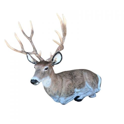 Family of Deer in Natural Color (Set F) Aluminum Garden Statues