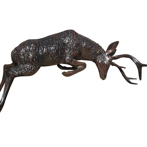 Jumping Deer (Left) Wall Mount Aluminum Home Decor