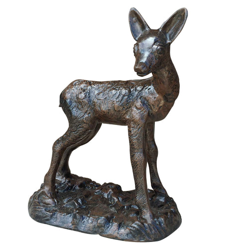 Baby Deer on the Base Aluminum Home Decor
