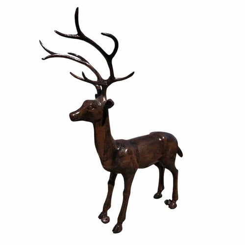 Medium Deer Buck Aluminum Garden Decor