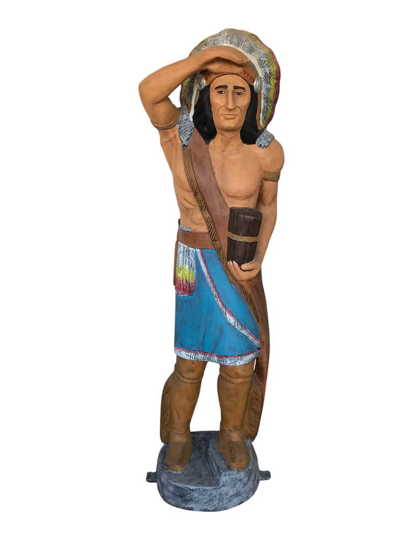 Tall 6 Ft Indian Aluminum Indoor/Outdoor Statues