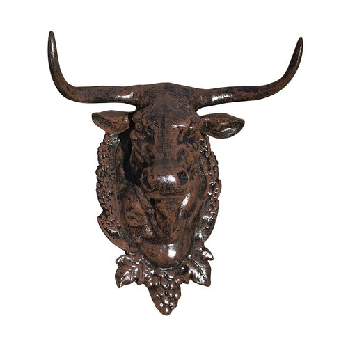 Bull Head Aluminum Wall Decor