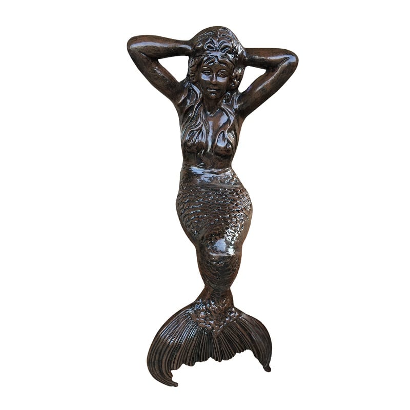Mermaid Sitting Aluminum Garden Statues