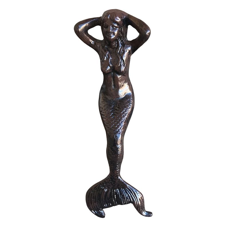 Small Mermaid Sitting Aluminum Garden Statues