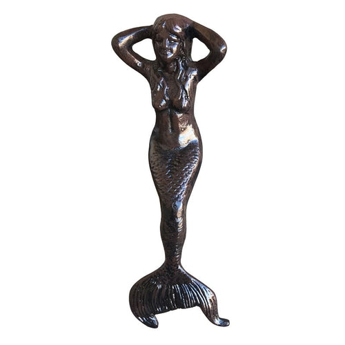 Small Mermaid Sitting Aluminum Garden Statues
